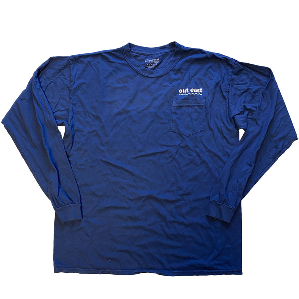 out east long sleeve pocket tee